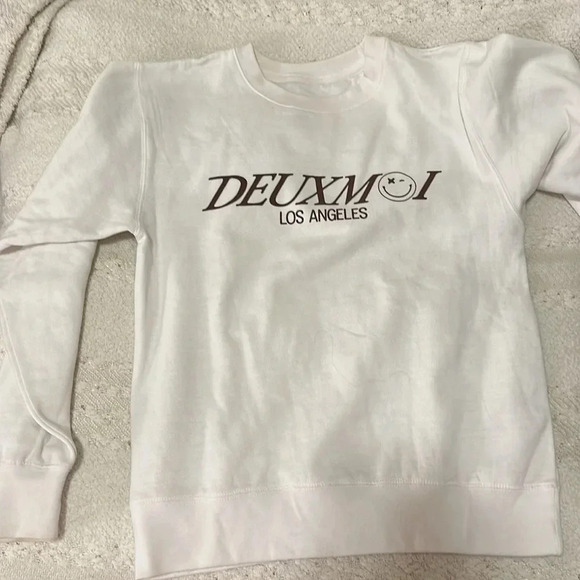 Deux Moi White Sushi Sweatshirt - Picture 3 of 4